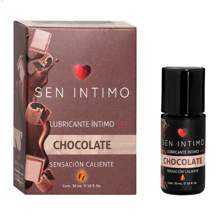 Gel Íntimo Efecto Calor Sabor Chocolate Premium - Sen Íntimo