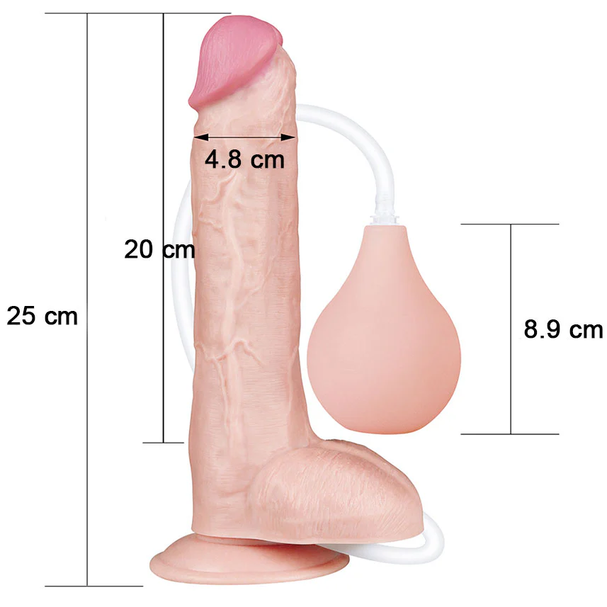 🔥 Dildo Realista 10" Squirt Extreme Flesh 💦