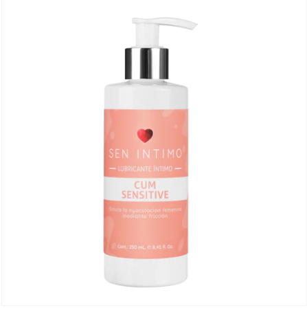 Lubricante Cum Sensitive 250ml - Fórmula Suave - Sen Íntimo