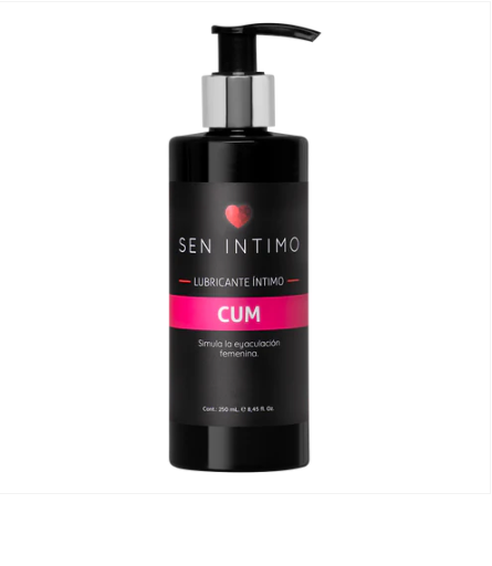 Lubricante Cum Premium 250ml - Textura Realista - Sen Íntimo