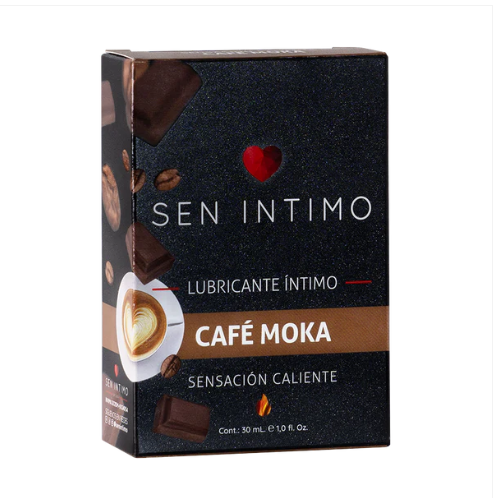Gel Íntimo Efecto Calor Sabor Café Moka Premium - Sen Íntimo