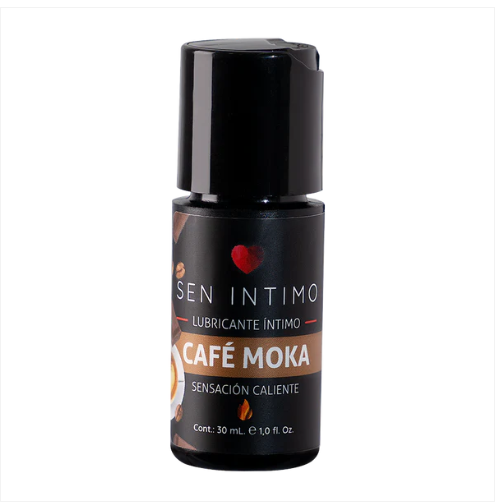Gel Íntimo Efecto Calor Sabor Café Moka Premium - Sen Íntimo