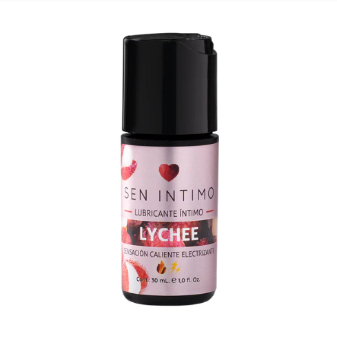 Gel Íntimo Efecto Calor Sabor Lychee Premium - Sen Íntimo