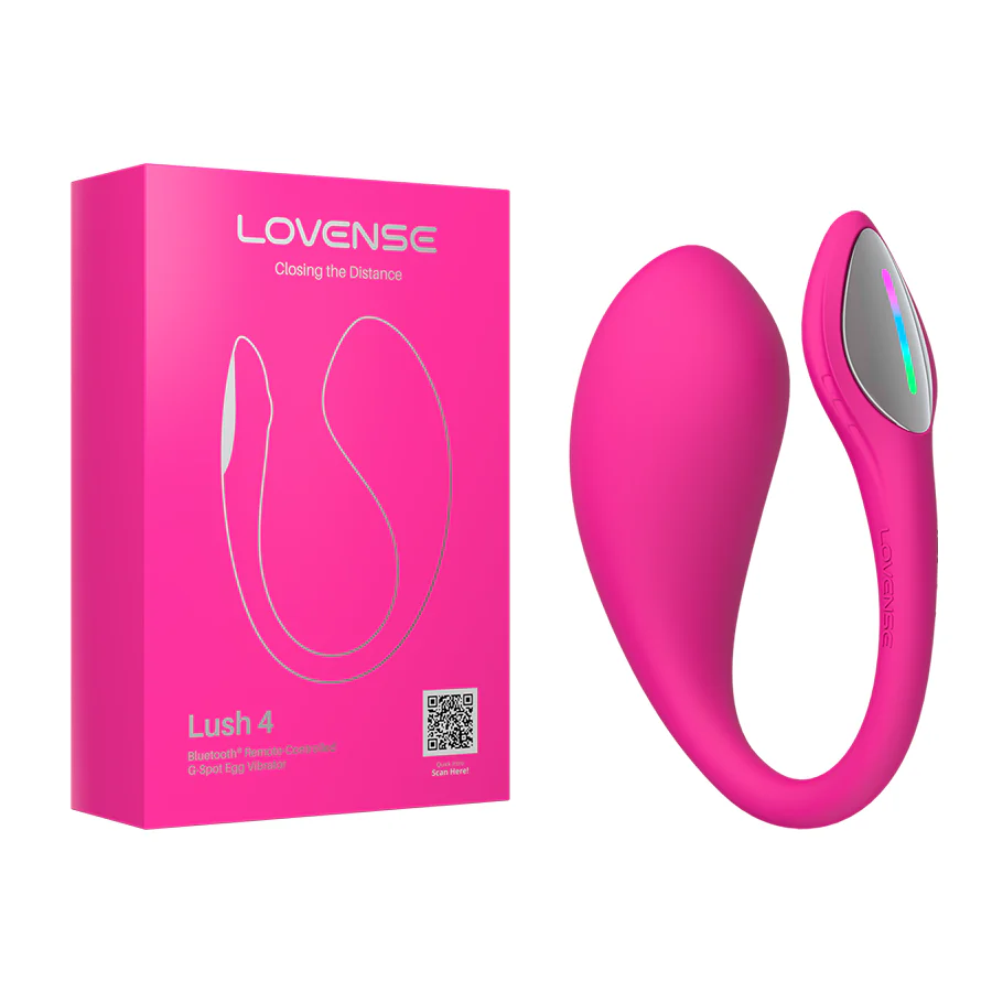 Vibrador Lovense Lush 4 - Control por APP Global - Silicona Médica Premium