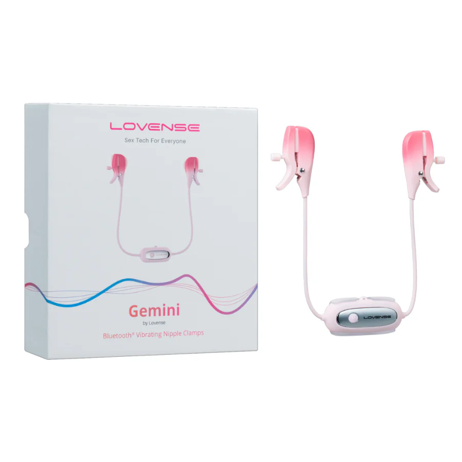 Pinzas Vibradoras Gemini Controladas por APP - Lovense