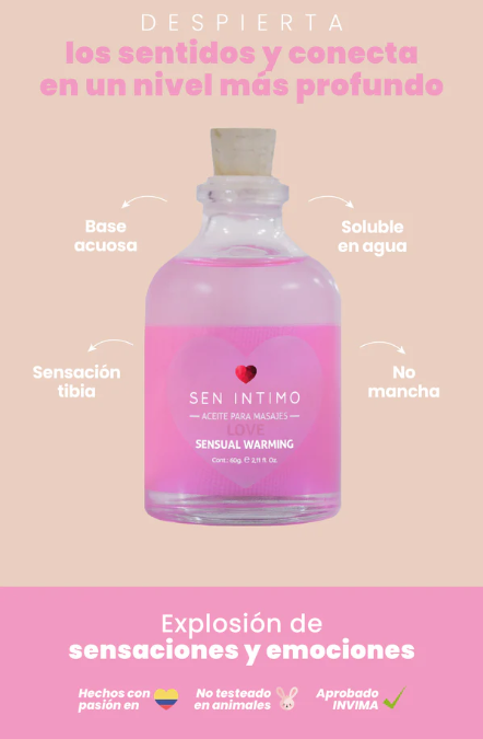 Lubricante Sensual Warming 60ml - Sen Íntimo