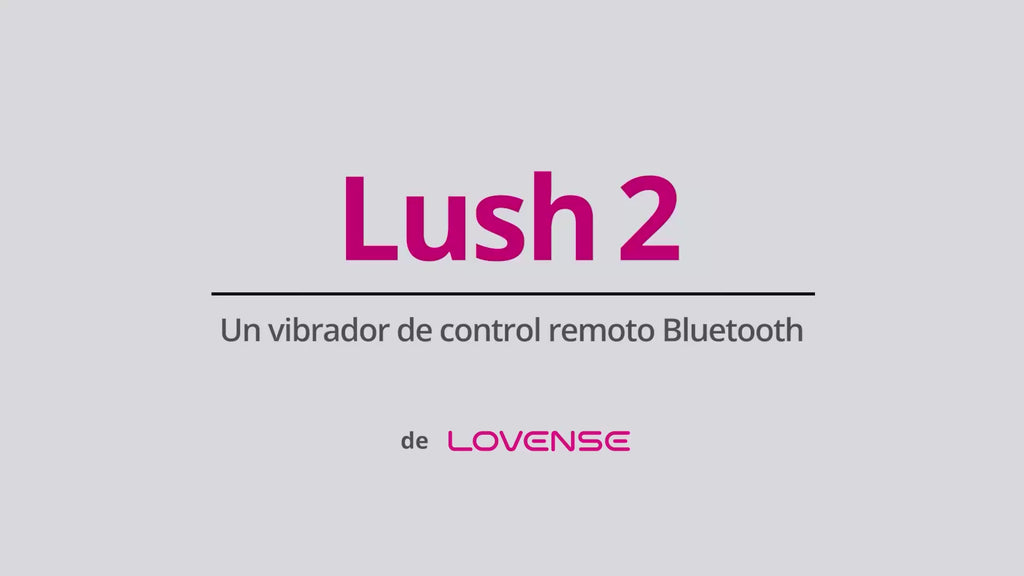 Vibrador Lovense Lush 2 - Control por APP Global - Cereza