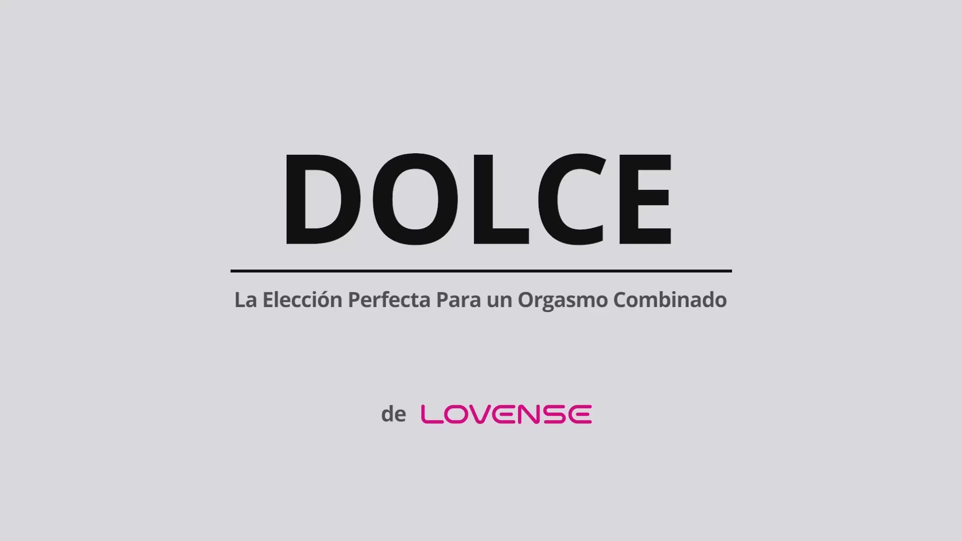 Vibrador Lovense Dolce - Control por APP - Doble Estimulación